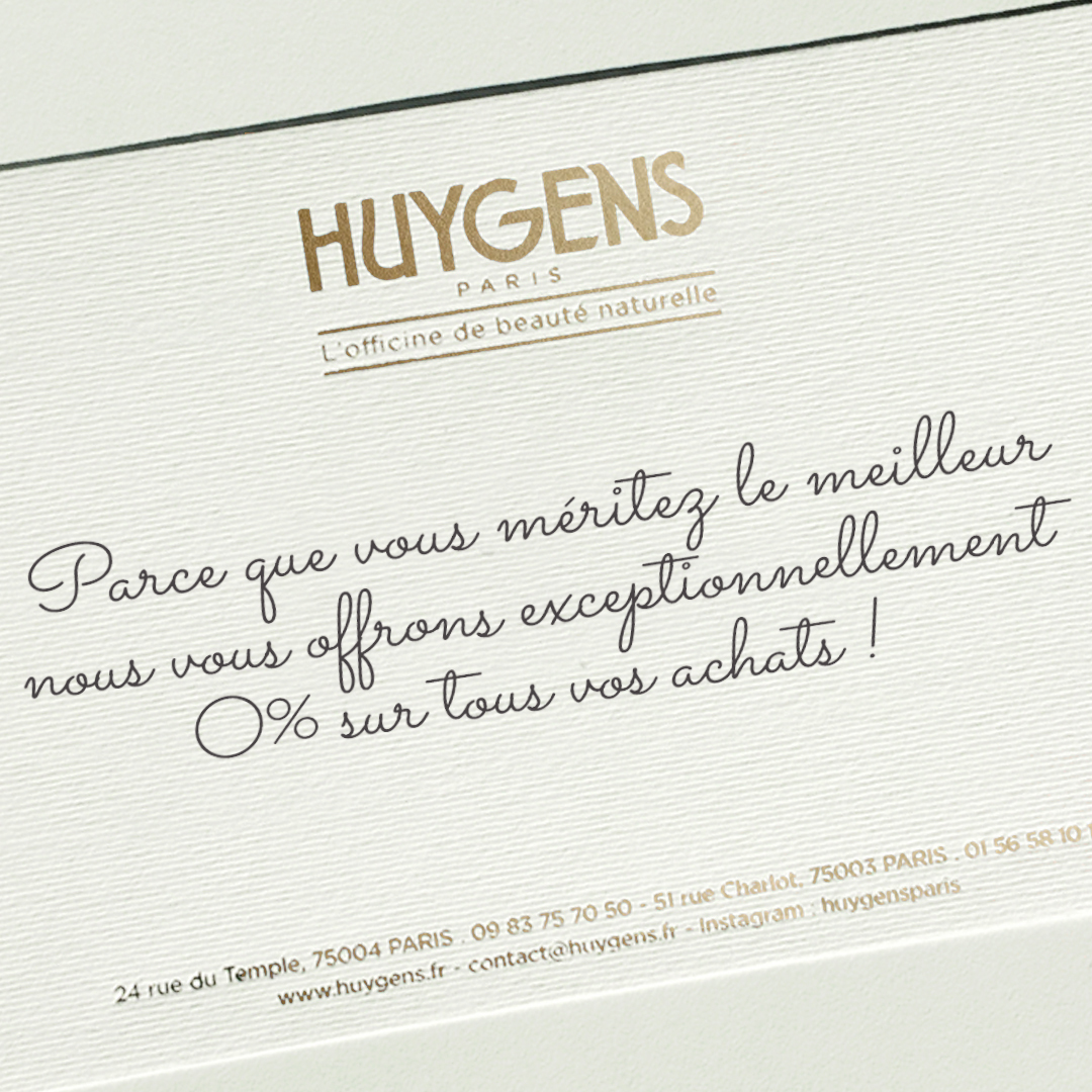 Pourquoi HUYGENS ne fait pas le Black Friday ?